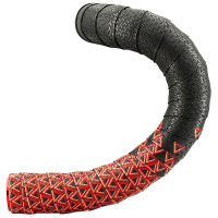 Обмотка руля двухслойная DEDA Elementi LOOP NASTRO Texture Gel Tape Black/ Red