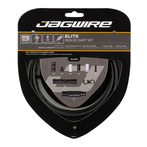 Jagwire Pro Shift Kit 2X Stealth Black
