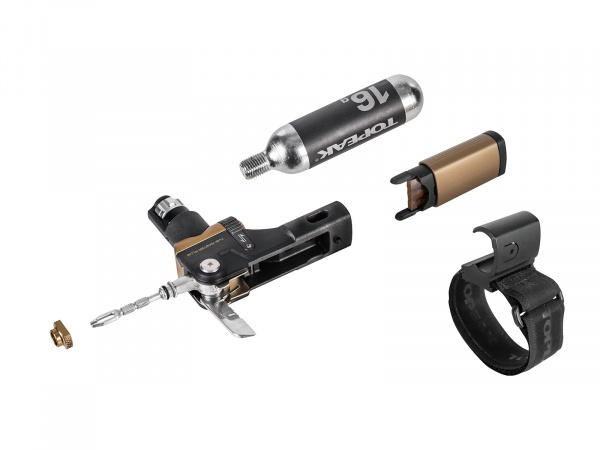Набор для ремонта бескамерных шин с насосом TOPEAK TUBI MASTER+