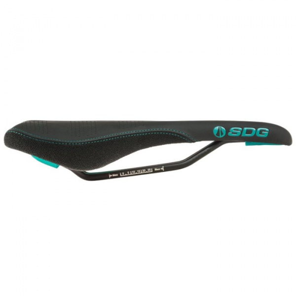 Седло SDG Radar Cr-Mo Black/Turquoise (01551DS)